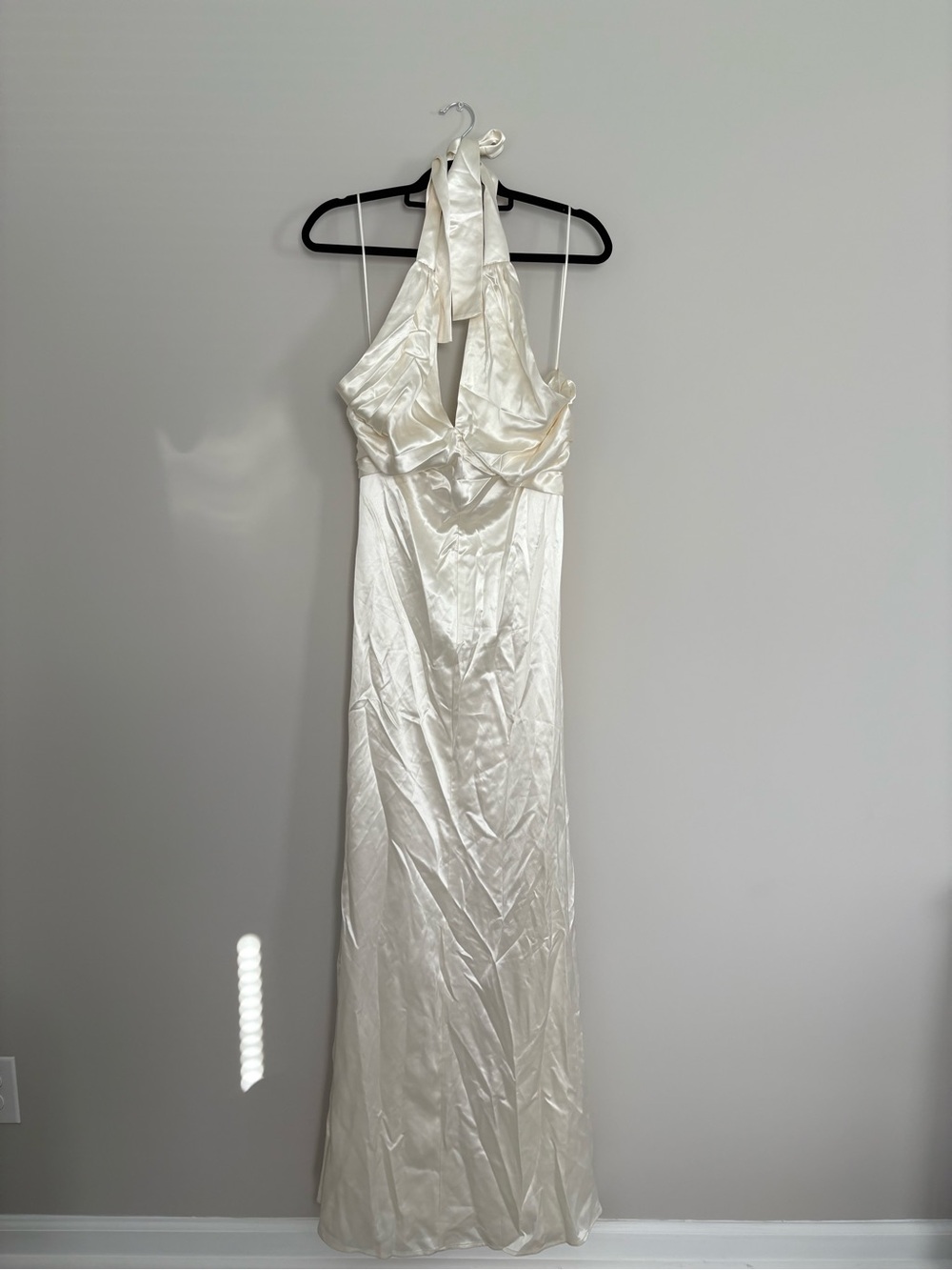Reformation Ivory Satin Slip Gown - Picture 3 of 11